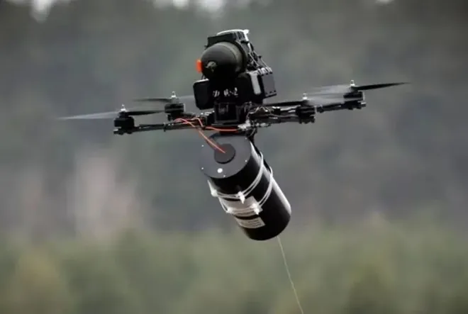 광섬유 드론 자료사진