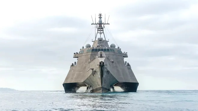 USS 샌타 바버라 모습. 미 해군 제공