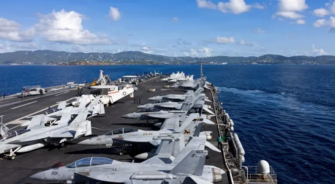 미 해군의 최신 항공모함 제럴드 R. 포드. 로이터 연합뉴스