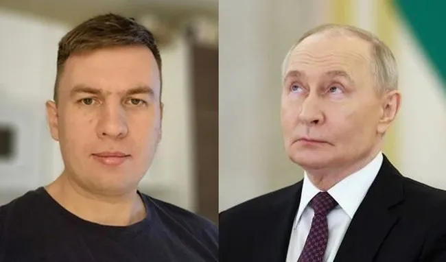 일리야 레메슬로(왼쪽)와 블라디미르 푸틴 러시아 대통령. 로이터 연합뉴스