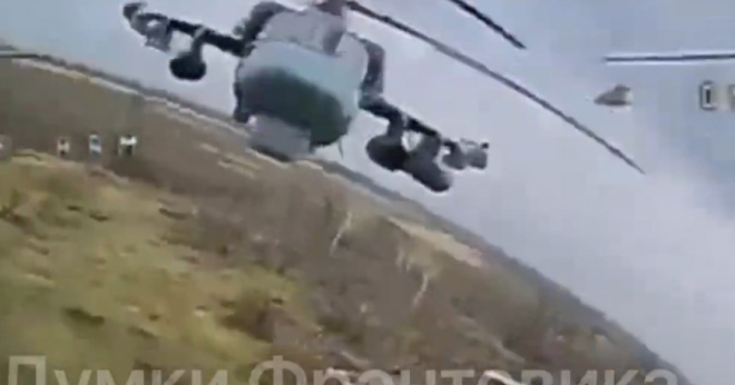 [포착] 광섬유 드론에 공중서 ‘쾅’…러 최강 공격 헬기 Ka-52의 최후 (영상)