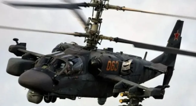 러시아군의 Ka-52 앨리게이터 자료사진