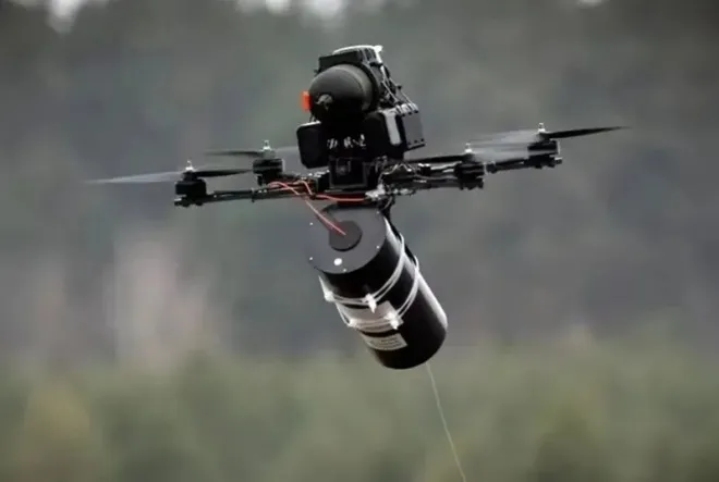 광섬유 드론 자료사진