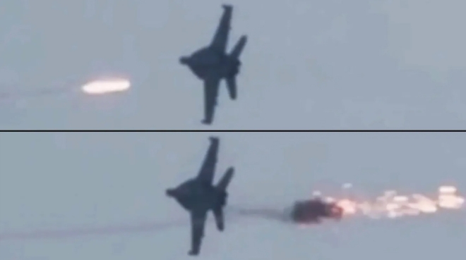 [영상] 美 전투기 충격적인 굴욕…슈퍼호넷, 이란 미사일 못 피하고 ‘쾅’ [핫이슈]