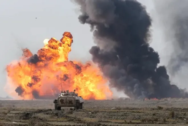 이란 이슬람혁명수비대 훈련 모습. 이란군 제공