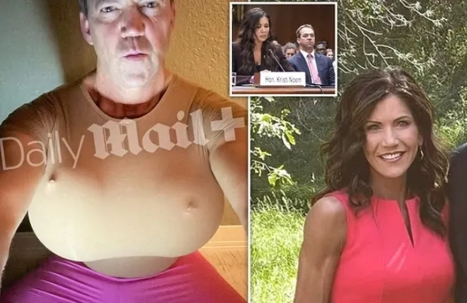 크리스티 놈 전 미국 국토안보부 장관(오른쪽)과 그의 남편 브라이언 놈(왼쪽). 데일리메일 제공