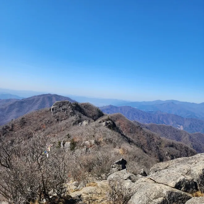 백운산 암릉 구간