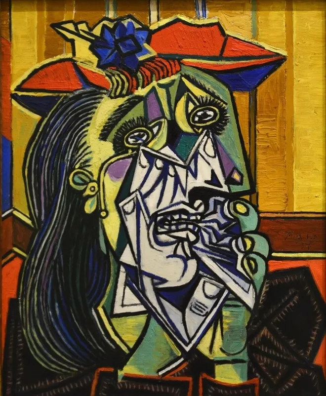 파블로 피카소, ‘우는 여인’, 1937, 캔버스에 유채, 61×50cm, 런던 테이트모던