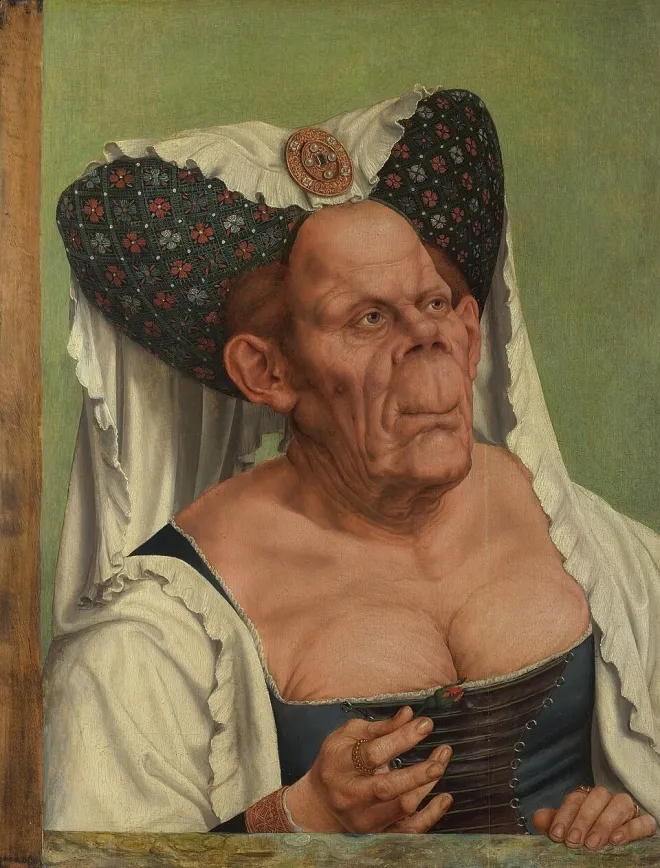 퀜틴 마시스, ‘늙은 여인’, 1513, 패널에 유채, 62.4x45.5cm, 런던 국립갤러리