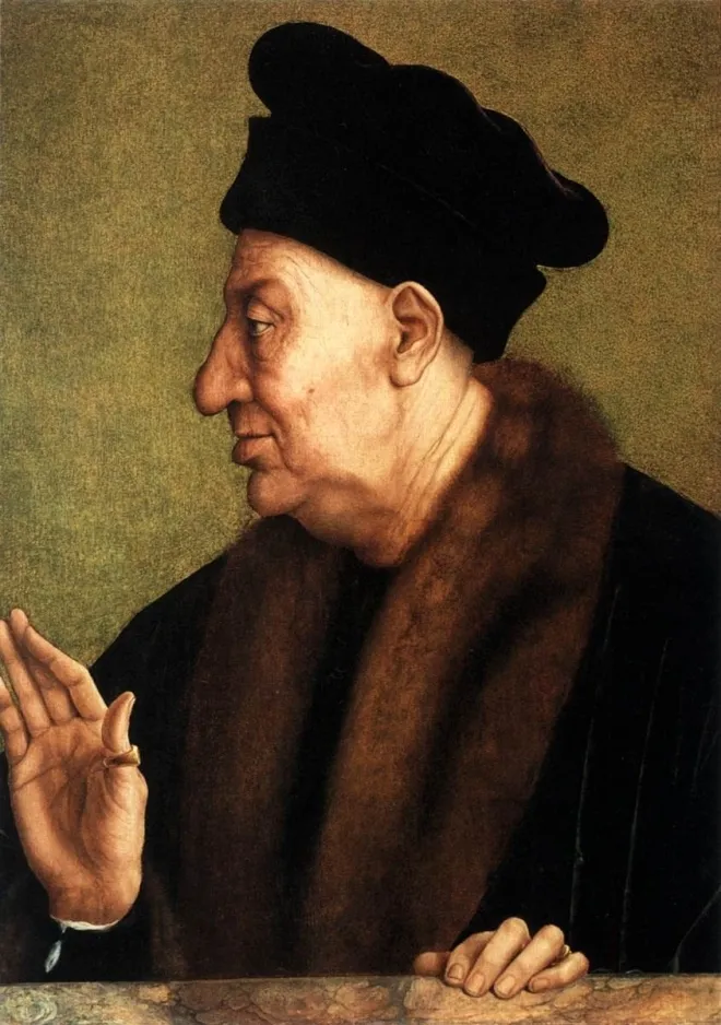 퀜틴 마시스, ‘늙은 남자’, 1517, 패널에 유채,  63x43cm, 개인 소장
