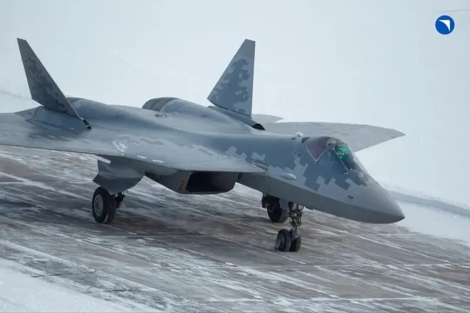 러시아의 최신 스텔스 전투기 Su-57. 로스텍 제공