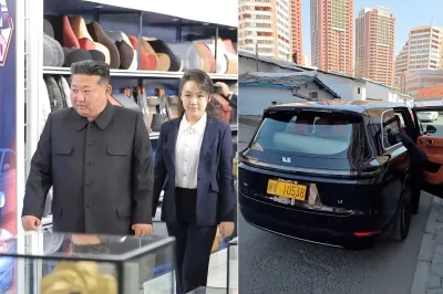 thumbnail - “북한에도 주차난?”…김정은도 챙긴 평양 중국차 붐