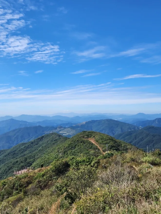 용문산 풍경