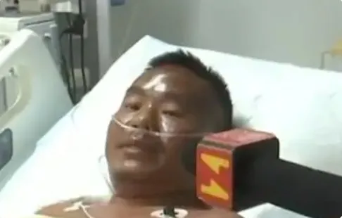 산책하다 물에 빠진 한 남성이 7일동안 바다에서 표류했다가 극적으로 구조됐다. 신민완바오 캡처