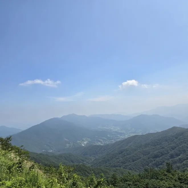 지리산 바래봉 풍경