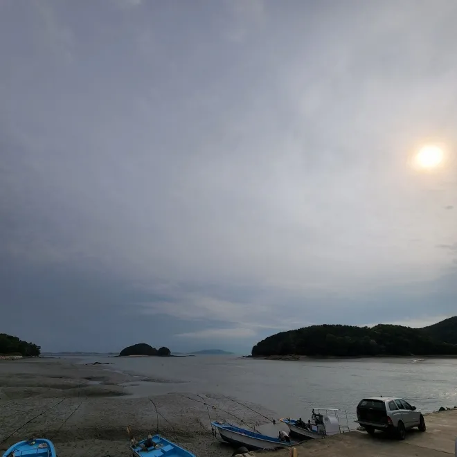 모도의 해안풍경