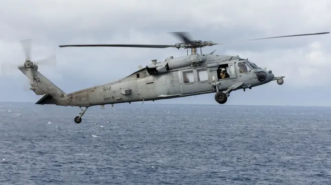 미국 록히드마틴의 MH-60R 시호크 다목적 헬리콥터. 미 해군 제공