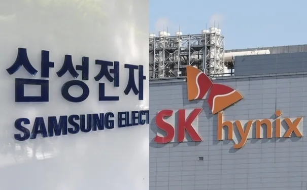 삼성전자와 SK하이닉스. 일본 언론은 두 회사의 세계 메모리 반도체 시장 점유율이 약 60%에 달한다며 미국의 통상 압박 가능성을 제기했다. 서울신문DB