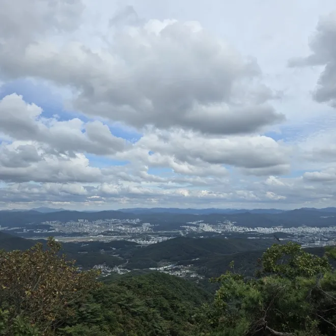 청계산 매봉 풍경