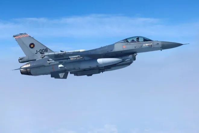 네덜란드 공군이 운용하는 F-16 전투기. 로이터 연합뉴스