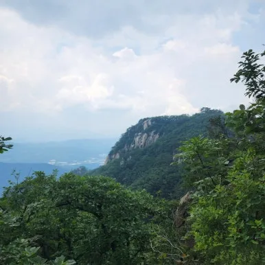 운악산의 풍경
