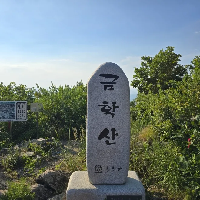 금학산 정상석