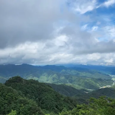 감악산 풍경