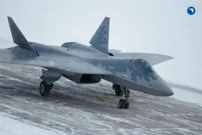 러시아의 최신 스텔스 전투기 Su-57. 로스텍 제공