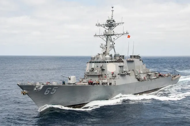 알레이버크급 구축함 USS 벤폴드함. 미 해군 제공
