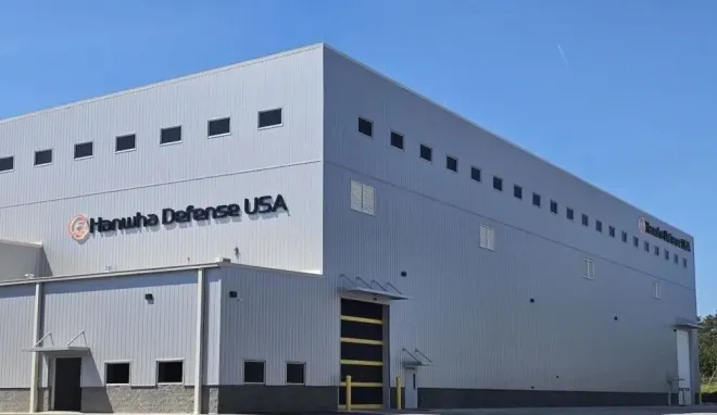 미국 앨라배마주 오펠라이카에 있는 한화디펜스USA 시설. 한화는 미 육군 자주포 사업 참여 확대를 위해 이곳을 K9 계열의 조립·시험 거점으로 활용하고 있다. 메이드 인 앨라배마 제공