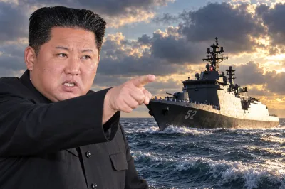 thumbnail - 김정은 격노했던 그 배…넘어졌던 北 구축함, 결국 ‘핵전력’으로